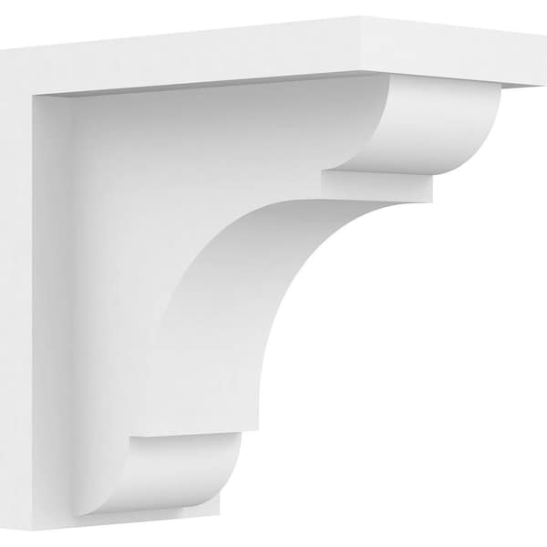 Ekena Millwork Standard Bryant Architectural Grade PVC Bracket, 5"W x 9"D x 9"H BKTP05X09X09BRY - main
